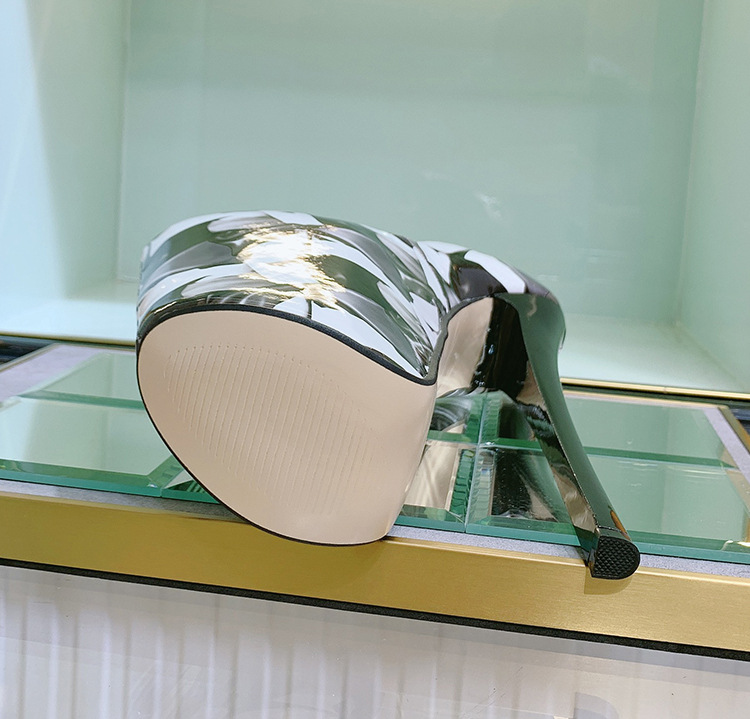Giày cao gót nữ mũi nhọn cổ điển gót 22 cm, phong cách hộp đêm Âu Mỹ — Màu đen chi tiết 15