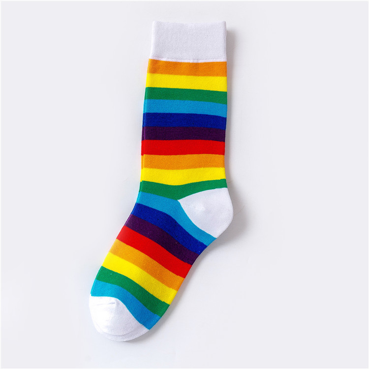 Ladies Rainbow High Socks