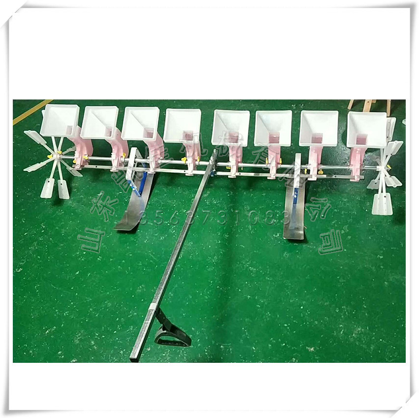 手拉水稻直播机 新型水稻点播机多用途手拉播种机大面积种植机