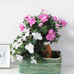 仿真杜鵑花映山紅 婚慶假花軟裝景觀工程花映山紅把束廠家批發