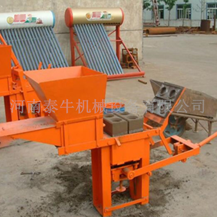 Small artificial hand -press brick machine clay chain Brick Machine…