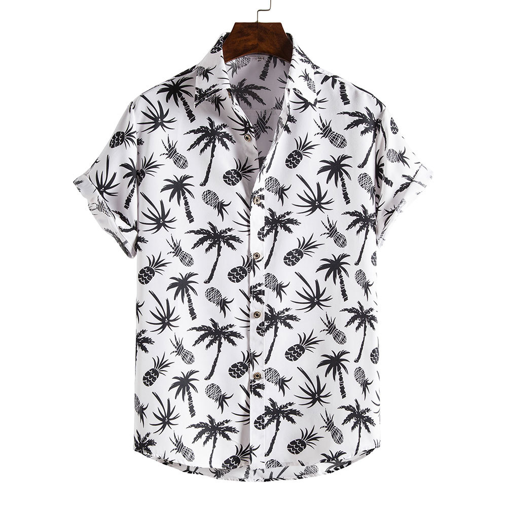 Men's Ditsy Floral Blouse Men's Clothing display picture 90