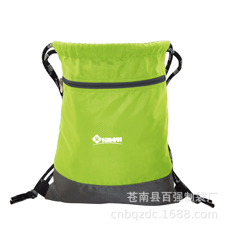 厂家供应 尼龙袋 尼龙抽绳袋 尼龙袋学生背包　耳机孔束口拉链袋