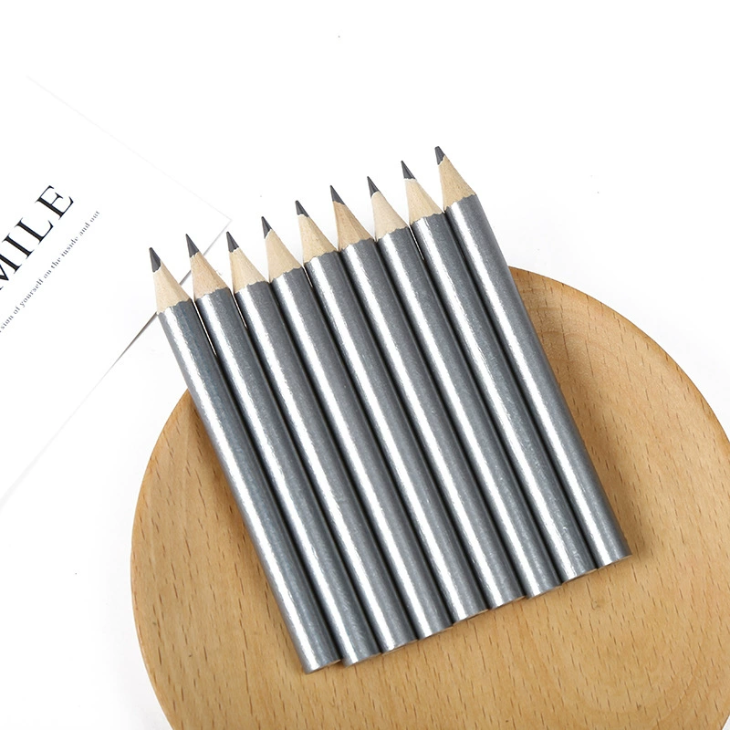 3,5-дюймовый красный карандаш для рисования канцелярские товары Подарочный карандаш многоразмерный Серебряный карандаш для рисования оптом