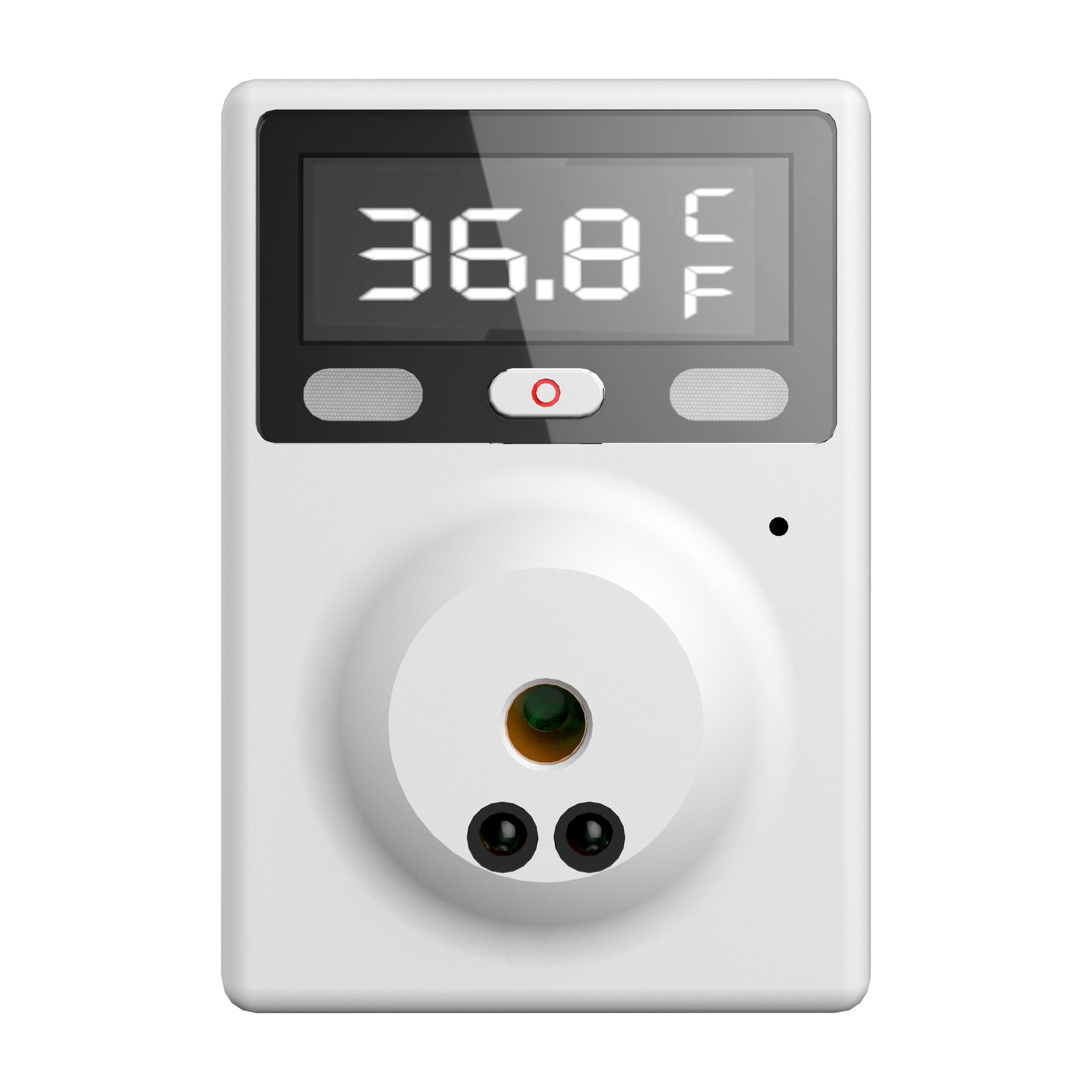 红外线挂壁额温枪电子温度体温计智能高精度家用精准额温枪测试仪|ru