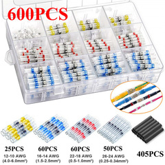 Cross-border supply 300/350/500PCS waterproof solder ring heat shrinkable intermediate joint solder terminal combination box