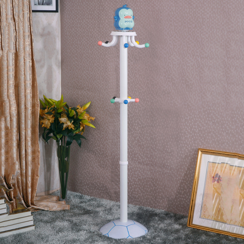 现货简易儿童卡通衣帽架可爱公仔挂衣架创意家用落地衣架厂家直销|ms