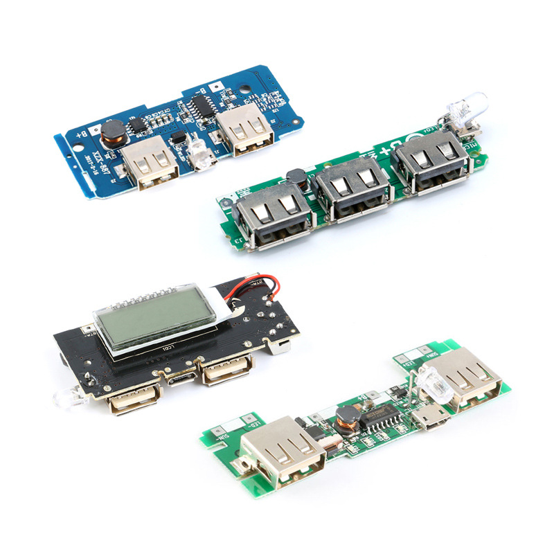 双/三USB输出移动电源主板 升压板 充电宝配件DIY 移动电源电路板