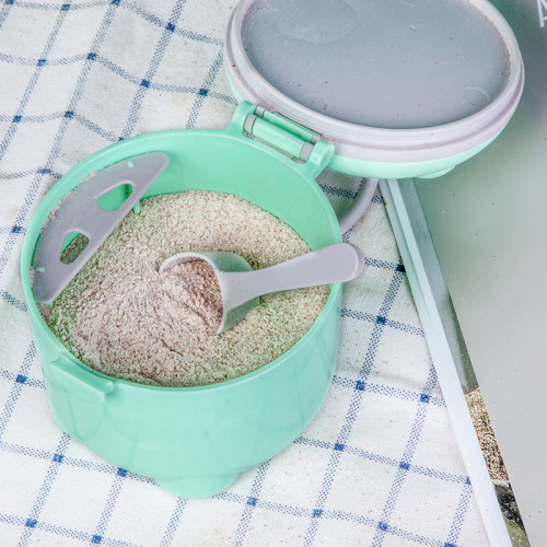 Baby Sly portable milk powder box large capacity milk powder grid milk powder sealed can snack storage box maternal and child supplies