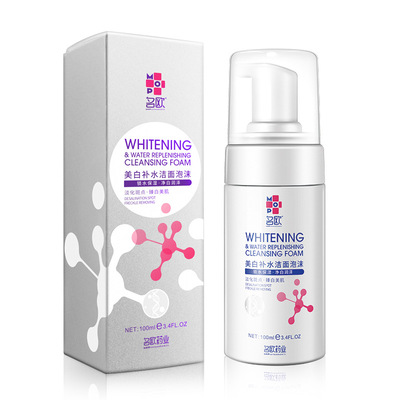 美白補水潔面泡沫潔面慕斯國妝特字G20180842小批量貼牌OEM加工