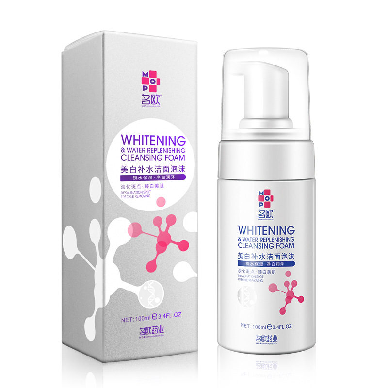 美白補水潔面泡沫潔面慕斯國妝特字G20180842小批量貼牌OEM加工