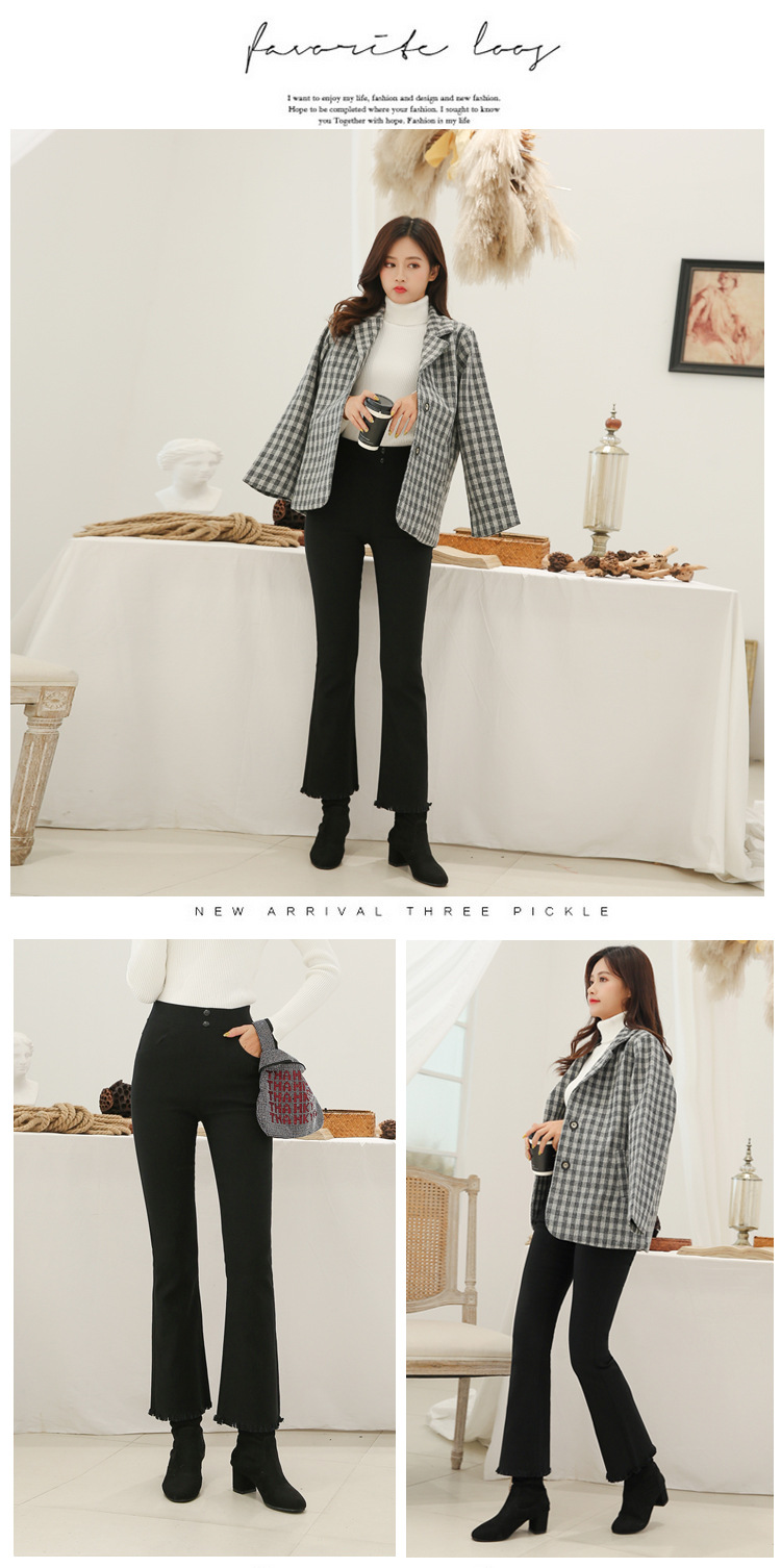 Pantalon léger femme en coton - Ref 3430156 Image 13