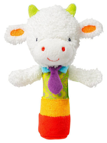 JJOVCE hand rattle soothes hand animals BB stick baby baby hand puppet doll toy newborn owl