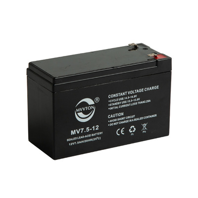 廠家批發 12V7.5AH蓄電池 免維護太陽能蓄電池 音響12v蓄電瓶