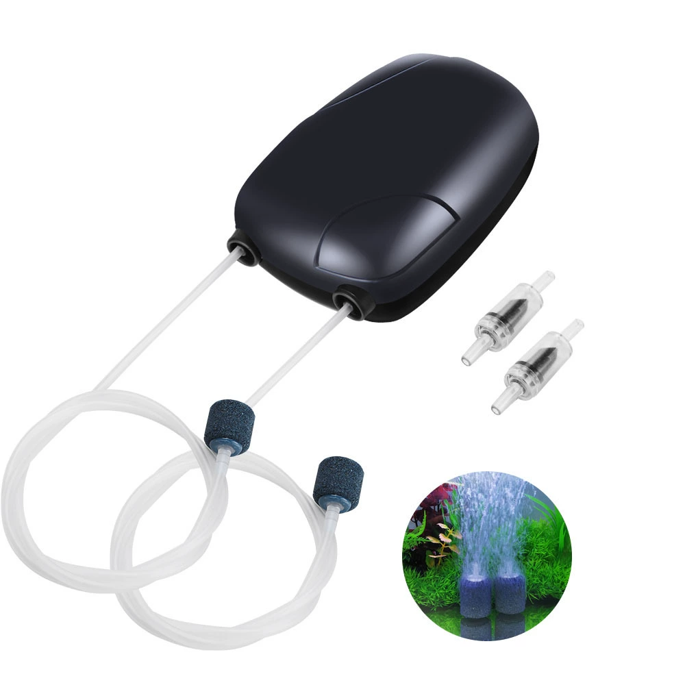 Кислородный насос для рыбного аквариума Насос для наполнения кислородом RS290 RS390 Кислородный насос с одной и двумя головками трансграничный