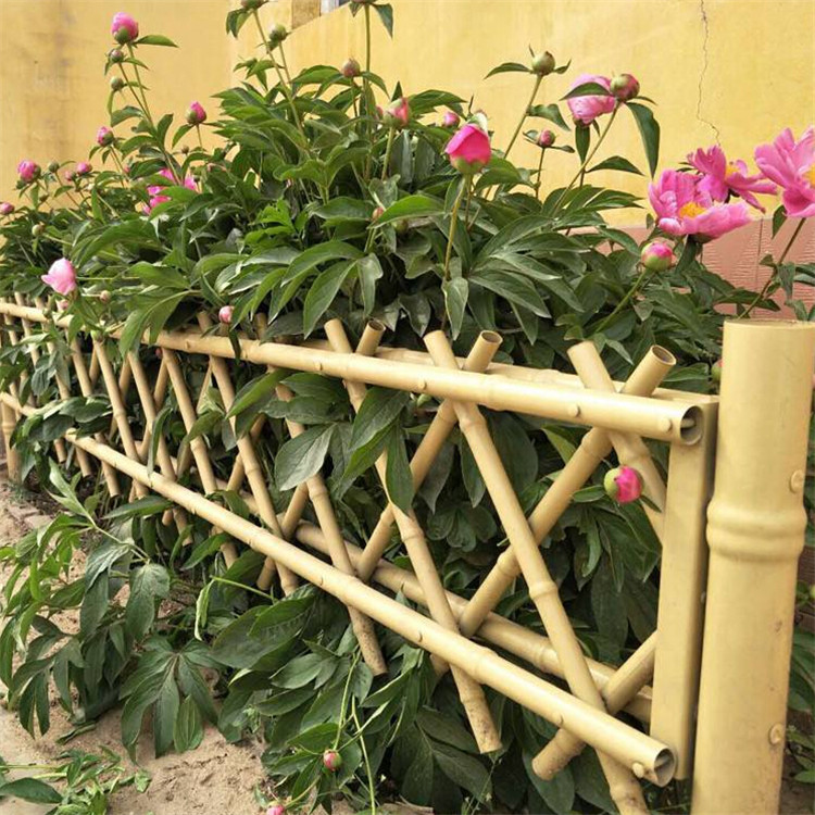 不锈钢仿竹护栏园林公园新农村竹节隔离栅栏仿真竹子篱笆围栏栏杆