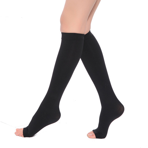 Cross-border supply 680d mid-calf socks calf sleeves thin calf sleeves shaping compression socks sports fitness running