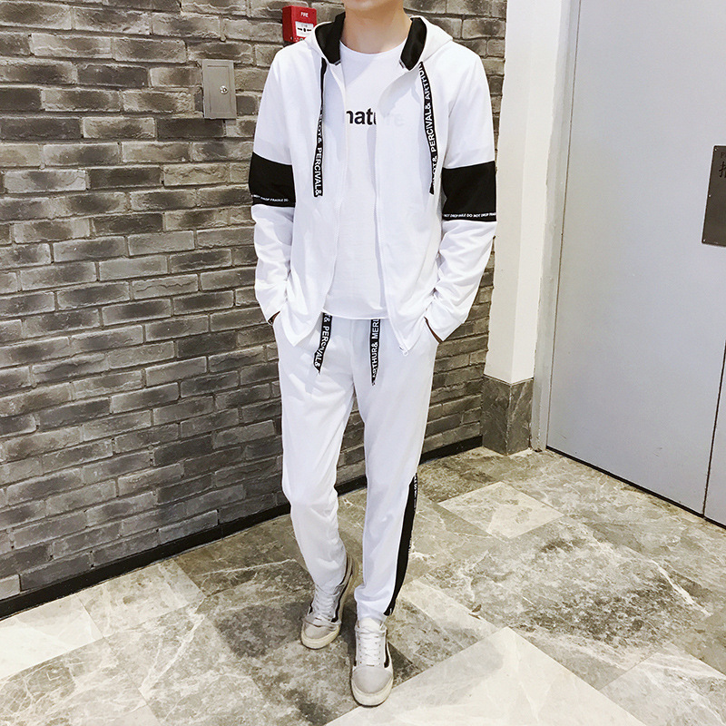 Zipper English set White set