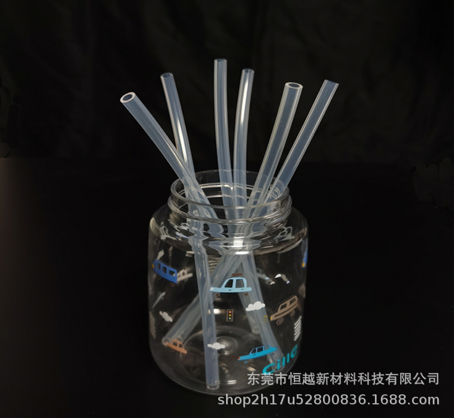 厂家批发硅胶管 透明食品级无味 耐高温 硅胶软管水杯吸管