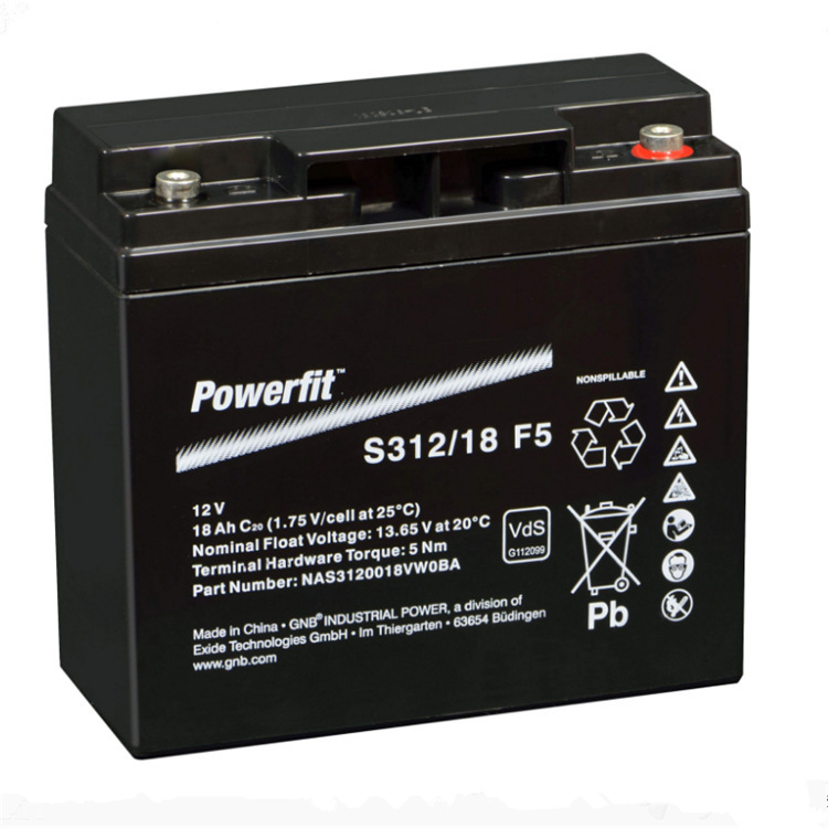 GNB蓄电池12V26AH美国Powerfit免维护S312/26G5 UPSEPS直流屏