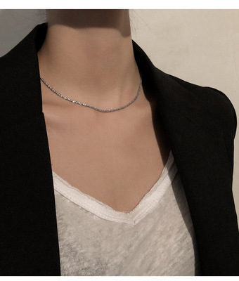 普洲小众设计满天星项链颈链女热卖锁骨网红简约气质潮流爆款饰品