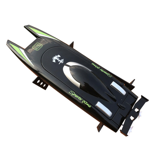 Foreign trade supply high-speed remote control speedboat ship four-way water simulation navigation model children's water play toy