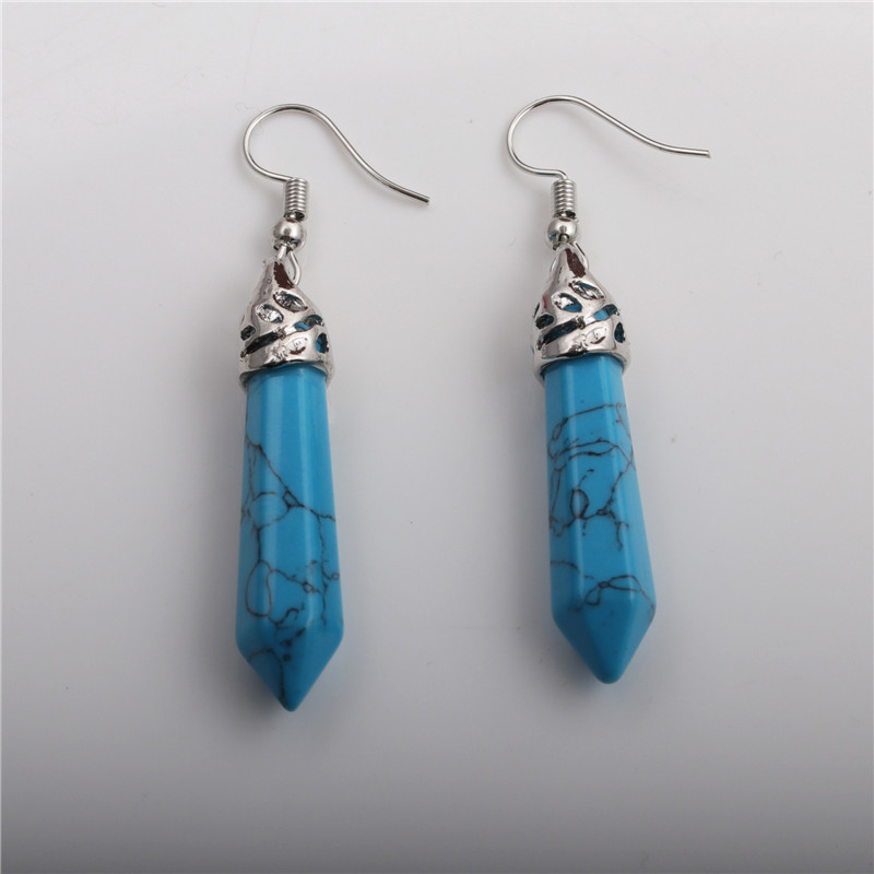 Red Pine Sandstone Earrings display picture 15