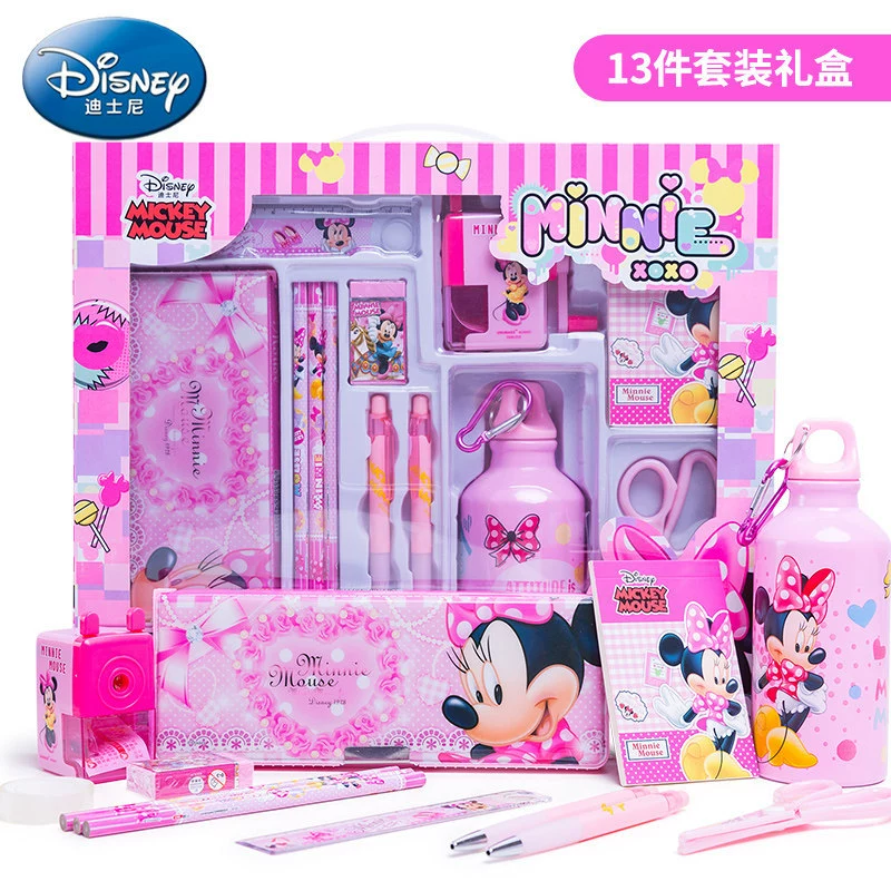 Disney канцелярия, набор, детская подарочная коробка с персонажами для мальчиков начальной школы