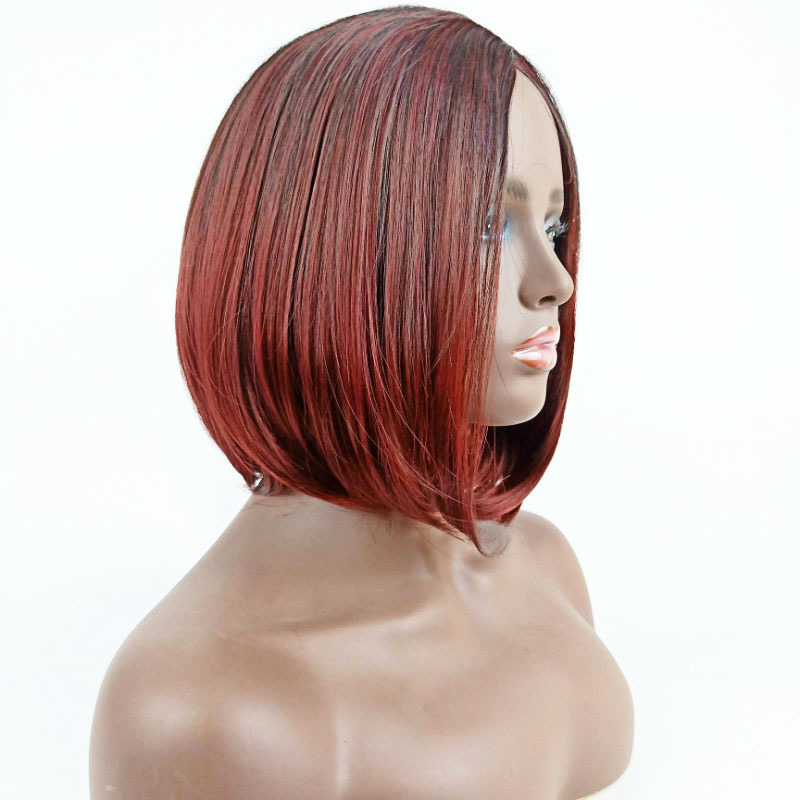 Women's Sweet Simple Style Holiday Home High Temperature Wire Centre Parting Long Straight Hair Wigs display picture 2