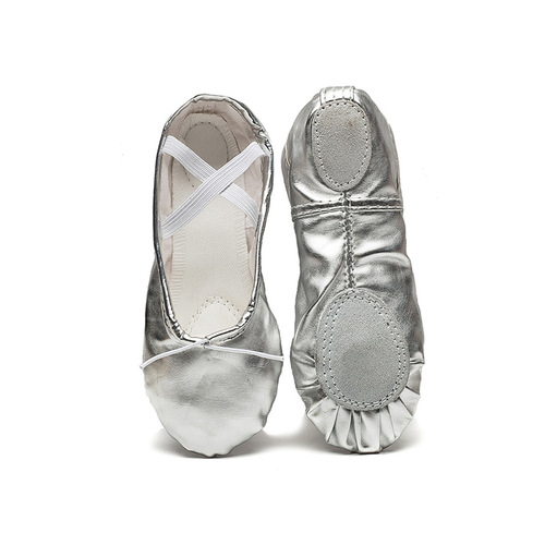 Cat Claw Shoes Children's Gold and Silver Glossy Adult Dance Shoes Women's Body Belly Dancing Shoes Soft Sole Yoga Practicing Shoes