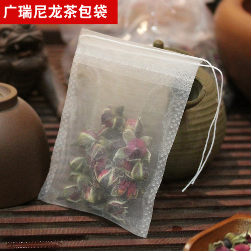 Nylon drawn tea bag disposable filter bag spice bag homemade flower tea bag tea bag wholesale tea bag