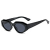 Brand glasses solar-powered, trend sunglasses, cat's eye, 2021 collection