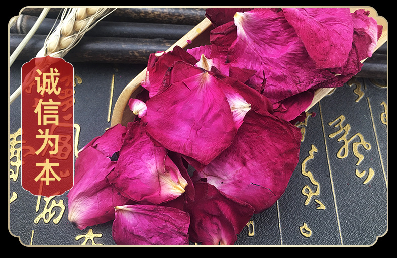 Dried Rose Petals Mei Gui Hua Ban 500g Bath Foot Soak Tea Culinary Petals in use