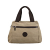 Men's cloth travel bag, capacious purse, linen bag, retro one-shoulder bag