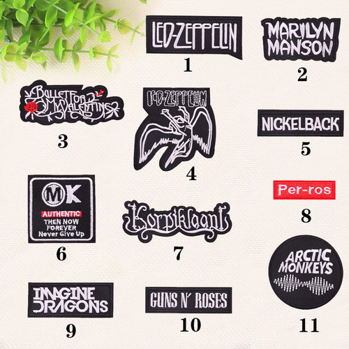 Embroidered Fabric Patches, Premium Computer-Embroidered Badges—DIY Angel Rose & English Letter Badges for Clothing Decoration and Patching