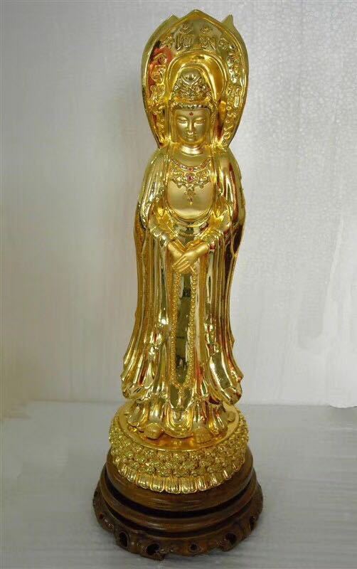 合金镀金佛像