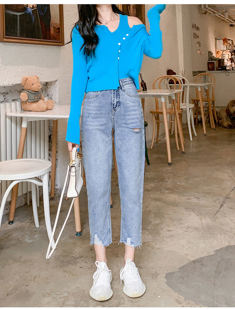 Pantalon léger femme en coton - Ref 3430260 Image 54