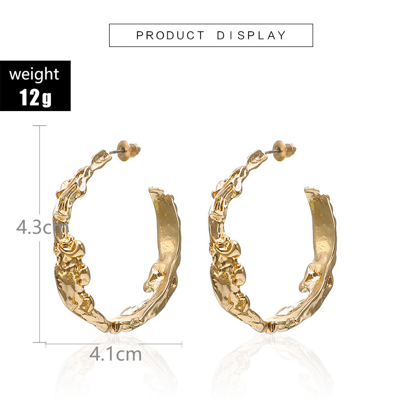 Circle Glossy Diamond Flower Leaf Earrings display picture 21