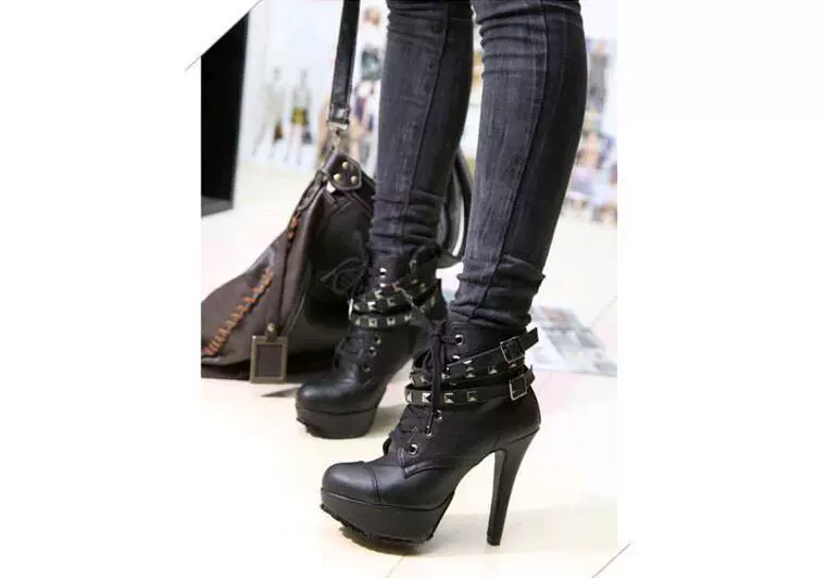 (Cross-border trading), Martens, retro low boots, plus size
