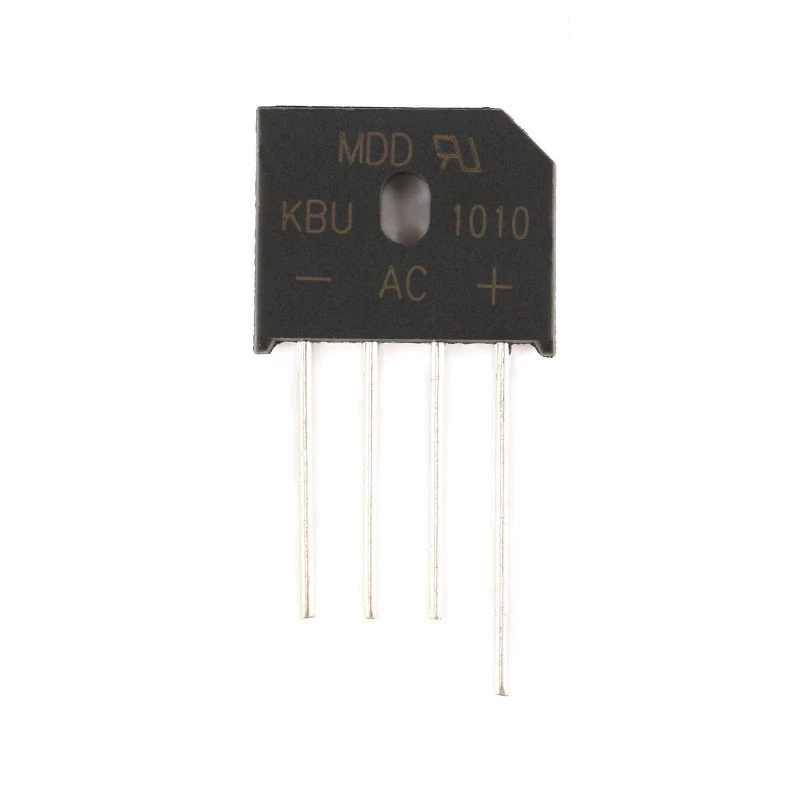 Оригинальный аутентичный плоский мостик KBU1010 KBU 10A/1000V выпрямитель мост стекло-силиконовый диодный мост
