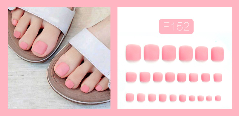 Uñas falsas uñas acabado pieza de uñas mate color sólido parche de uñas desmontable parche de uñas 24 piezas