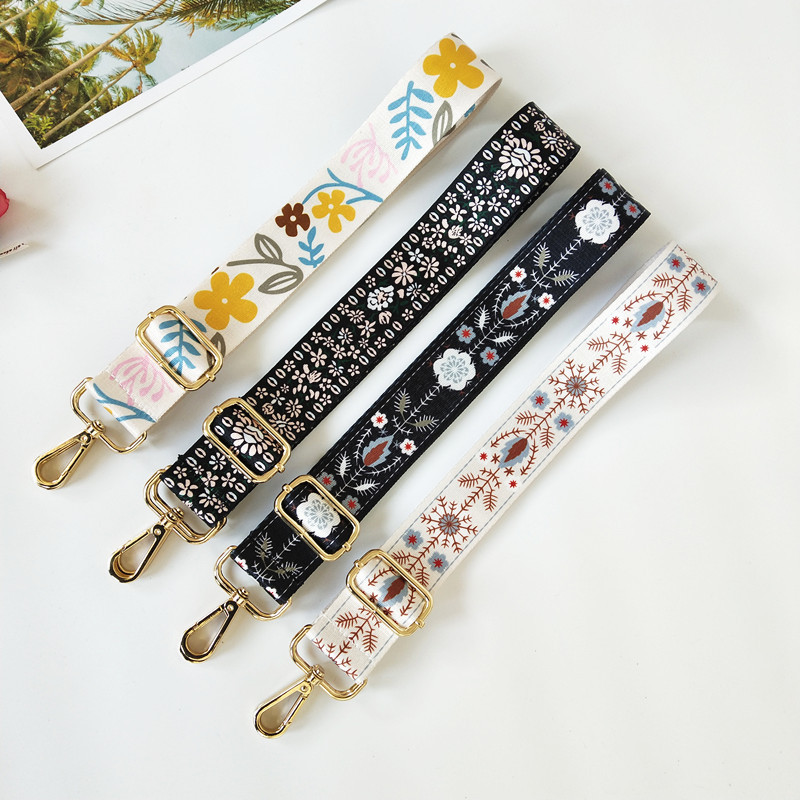 98g Weight Sling Strap Strap Type All Seasons Polyester Flower Sling Strap