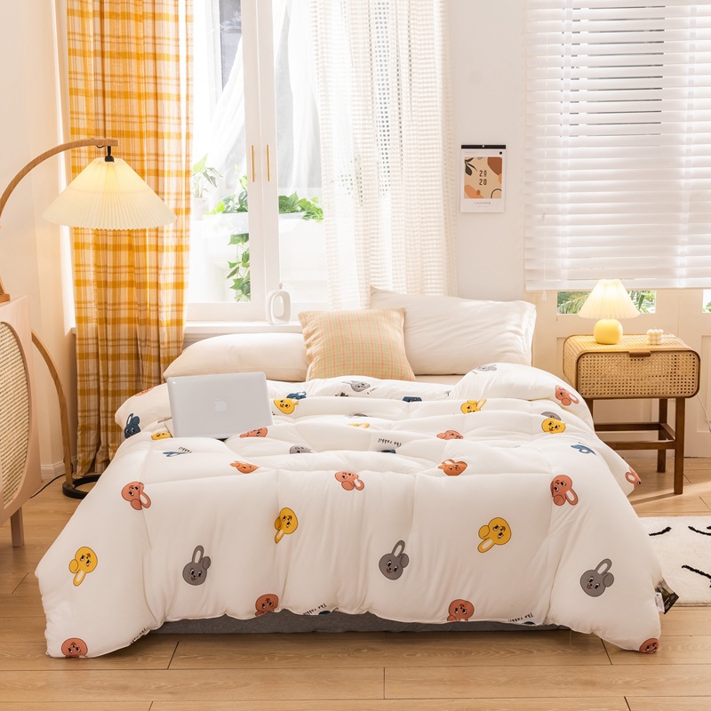 2020 Knitted Cotton latex Winter quilt Anti-mite Antibacterial 8 pounds thickening science and technology Functional Fibers are 1.51.8 Bed