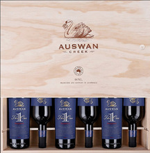 澳洲天鹅庄干红葡萄酒礼盒 AUSWAN CREEK1号珍藏赤霞珠西拉整箱