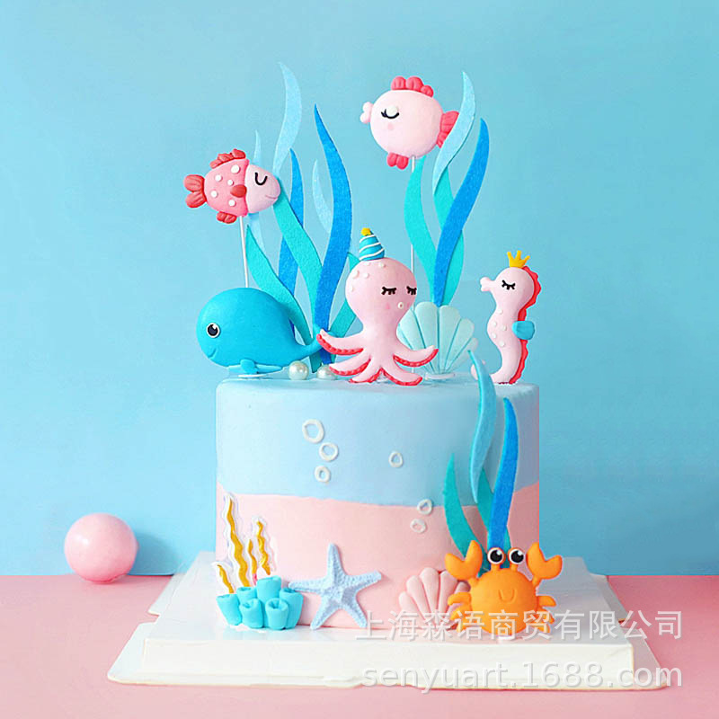 原创海洋系列软陶插件