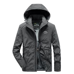 Autumn and winter velvet padded men's warm cotton-padded coat loose military overalls casual trench coat jacket cross-border supply