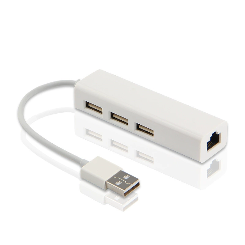 Карта сети USB 2.0 100M B09 free-drive + трехпортовый концентратор расширенный полупроводник 100M RJ45 сетевой адаптер