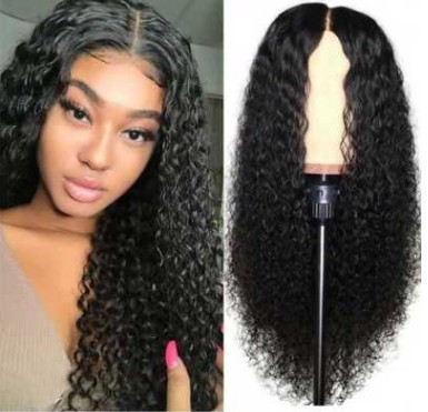 Corn perm, long curly hair, small curls, African wig, European and American cross-border Amazon wig manufacturer, chemical fiber full headgear