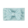 Soft nylon children's hair accessory with bow, headband, scarf, European style, no hair damage