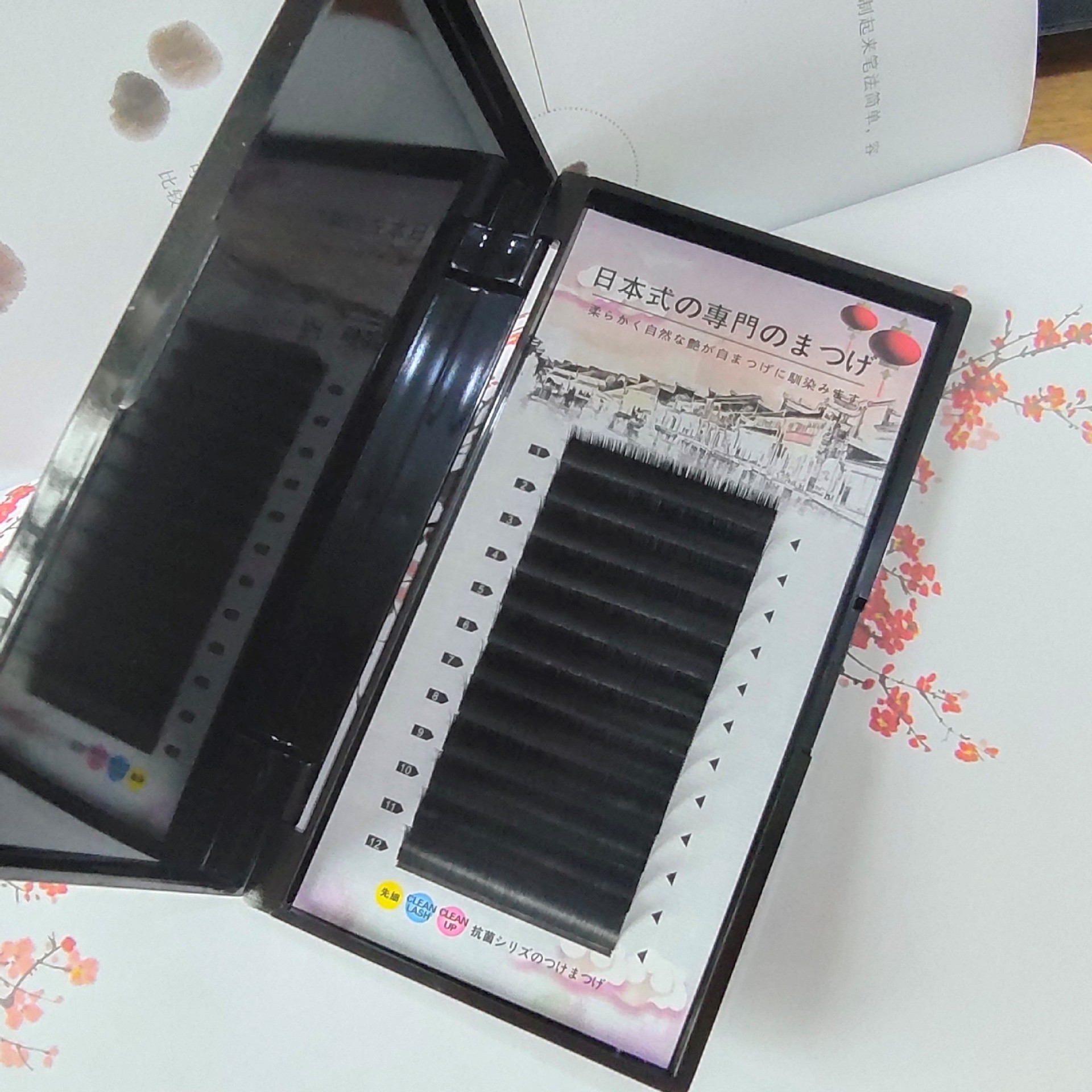 升级款种植假睫毛单根扁毛零触感双尖长峰柔软舒适易嫁接假睫毛